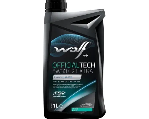 Моторное масло Wolf OFFICIALTECH 5W30 C2 EXTRA 1л (8339578)