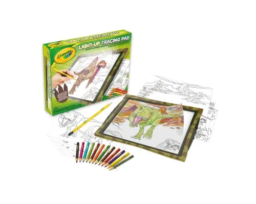Набір для творчості Crayola ігрова панель з підсвічуванням Дінозав (74-7497)