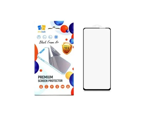 Скло захисне Drobak OPPO Reno6 Pro 5G Black Frame A+ (616162)