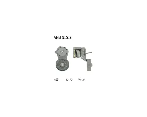 Натяжитель ремня с роликом SKF VKM 31016