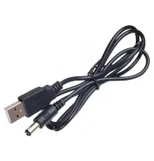 Кабель питания USB AM to 3.5DC 1.0m 2A black Atcom (10035)