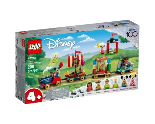 Конструктор LEGO Disney Classic Праздничный Диснеевский поезд 191 деталь (43212)