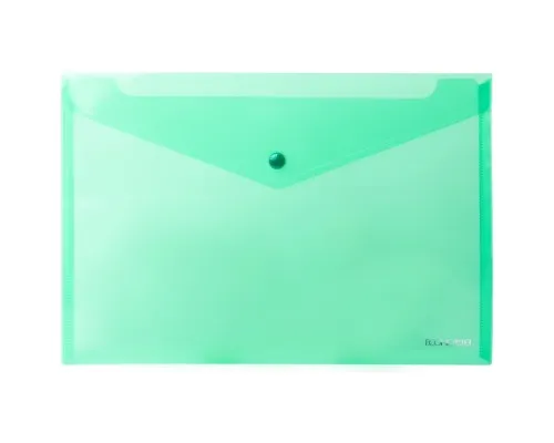 Папка - конверт Economix А4 180 мкм фактура глянец, зеленая (E31301-04)