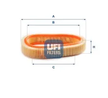 Повітряний фільтр для автомобіля UFI 30.806.00