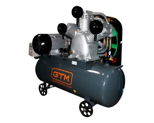 Компрессор GTM 300л, 2200/1500л/мин, 11кВт, 10бар, 380В, 3 цилиндра V-под. (KCJ3100-300L)