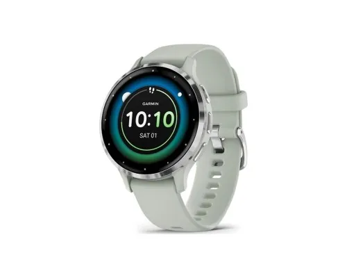 Смарт-часы Garmin Venu 3S, Sage Gray + Passivated, GPS (010-02785-01)