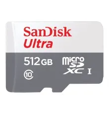 Карта пам'яті SanDisk 512GB microSDXC class 10 UHS-I Ultra (SDSQUNR-512G-GN3MN)
