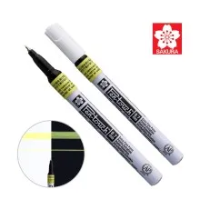 Маркер Sakura Pen-Touch Желтый, флуоресцентный, тонкий (EXTRA FINE) 0.7мм (084511322653)