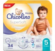 Подгузники Chicolino Super Soft Размер 5 (11-25 кг) 34 шт (4823098414452)