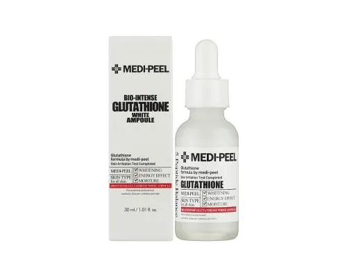Сыворотка для лица Medi-Peel Bio-Intense Glutathione 600 White Ampoule Осветиляющая ампульная с глутатионом 30 мл (8809409341736)