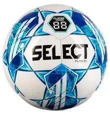 М'яч футбольний Select Fusion v23 біло-синій Уні 4 (5703543312955)