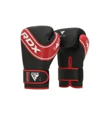 Боксерські рукавички RDX 4B Robo Kids Red/Black 6 унцій (JBG-4R-6oz)
