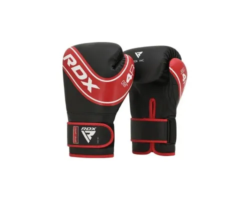 Боксерские перчатки RDX 4B Robo Kids Red/Black 6 унцій (JBG-4R-6oz)