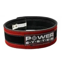 Атлетичний пояс Power System Stronglift PS-3840 Black/Red L/XL (PS_3840RD-5)