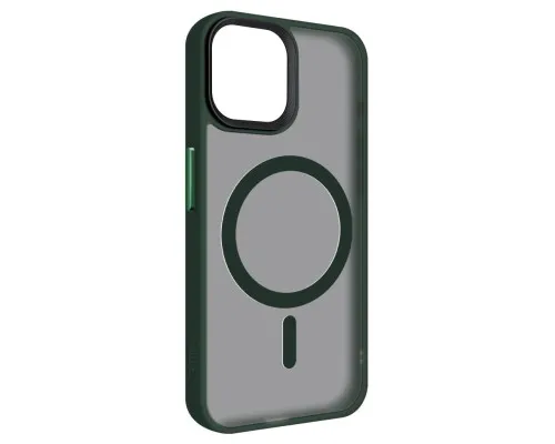 Чехол для мобильного телефона Armorstandart Uniq Magsafe Apple iPhone 15 Dark Green (ARM75320)