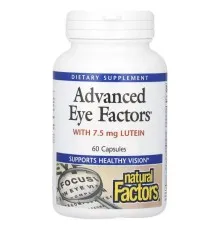 Витаминно-минеральный комплекс Natural Factors Здоровое зрение, Advanced Eye Factors, 60 капсул (NFS03534)