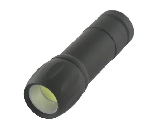 Ліхтар Quantum mile black 3W COB 3xAAA 24шт/уп (QM-FL1046-CB)