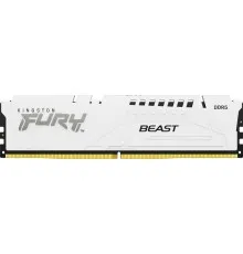 Модуль пам'яті для комп'ютера DDR5 16GB 6000 MHz Beast White XMP Kingston Fury (ex.HyperX) (KF560C40BW-16)