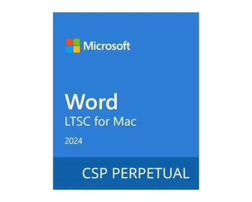 Офісний додаток Microsoft Word LTSC for Mac 2024 Commercial Software, Perpetual (DG7GMGF0PN40_0001)