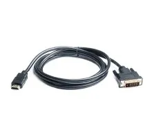 Кабель мультимедийный HDMI to DVI 1.8m REAL-EL (EL123500013)