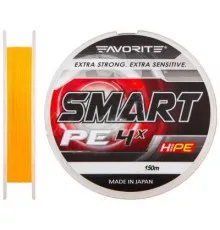 Шнур Favorite Smart PE 4x 150м (оранж.) #0.5/0.117мм 3.6кг (1693.10.40)