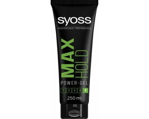 Гель для волосся Syoss Max Hold (фіксація 5) 250 мл (9000100591058)