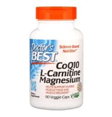 Антиоксидант Doctor's Best Коензим Q10, L-Карнитин і Магній, CoQ10 L-Carnitine Magnesiu (DRB-00477)
