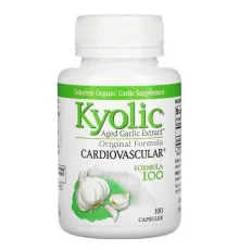 Травы Kyolic Экстракт чеснока, для сердечно-сосудистой системы, Aged G (WAK-10041)