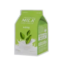 Маска для обличчя A'pieu Green Tea Milk One-Pack 21 г (8806185780278)