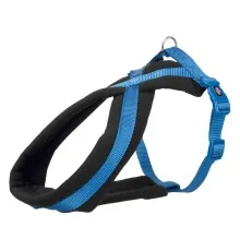 Шлей для собак Trixie Premium нейлон M 45-70 см/25 мм синий (4011905203928)