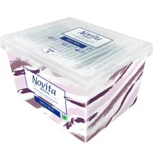 Ватные палочки Novita Delicate Deco-box в квадратной коробке 300 шт. (4823071643909)