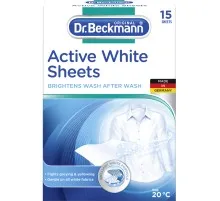 Серветки для прання Dr. Beckmann для поновлення білого кольору тканини 15 шт. (4008455551913)