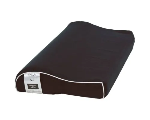 Подушка MirSon ортопедична 6113 Delicate satin Black Pearl Kiddy Boy 50х29х (2200003262674)