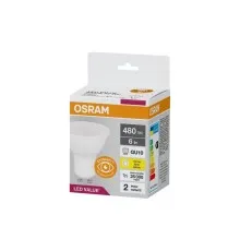 Лампочка Osram LED VALUE, PAR16, 6W, 3000K GU10 (4058075689626)