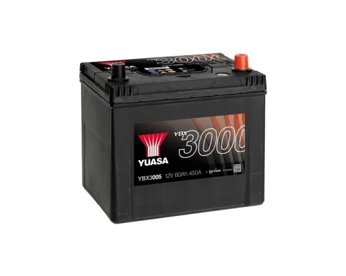 Аккумулятор автомобильный Yuasa 12V 60Ah SMF Battery (YBX3005)