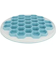Посуд для собак Trixie Миска-вулик для повільного годування 30 см (блакитна) (4011905250397)