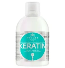 Шампунь Kallos Cosmetics Keratin с кератином и молочным протеином 1000 мл (5998889508432)