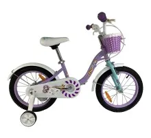 Дитячий велосипед Royal Baby Chipmunk Darling 16" Official UA фіолетовий (CM16-6-purple)