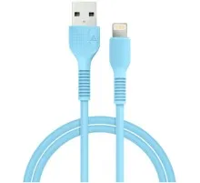 Дата кабель USB 2.0 AM to Lightning 1.2m Blue ACCLAB (1283126518188)