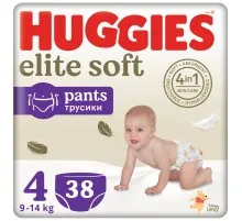 Подгузники Huggies Elite Soft 4 (9-14 кг) Mega 38 шт (5029053549323)