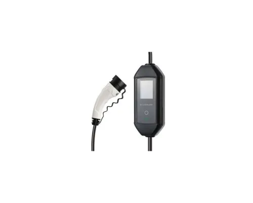 Зарядний пристрій для електромобіля HiSmart Type 2-Schuko (220V), 16A, 3.5kW, 1-фазный, 5м (EV200788)