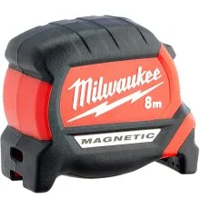 Рулетка Milwaukee магнитная PREMIUM, 8м, 27мм (4932464600)