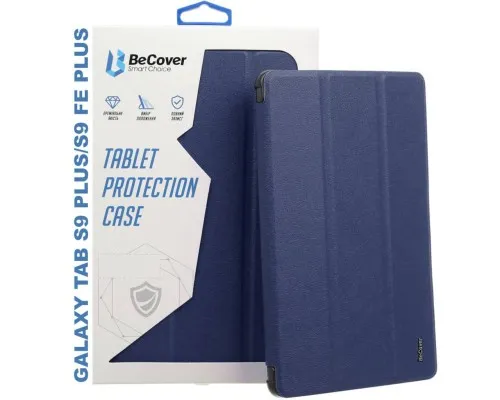 Чохол до планшета BeCover Smart Case Samsung Tab S9 Plus (SM-X810/SM-X816)/S9 FE Plus (SM-X610/SM-X616) 12.4 Deep Blue (710322)