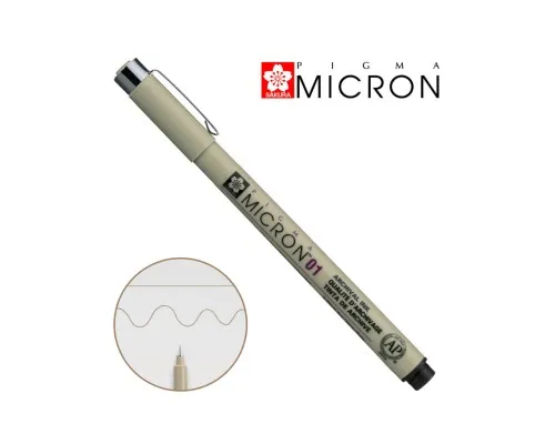 Лайнер Sakura Pigma Micron (0.1) 0,25 мм Сепія (084511389571)