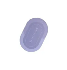 Коврик для ванной Stenson суперпоглощающий 40 х 60 см овальный светло-фиолетовый (R30939 l.violet)