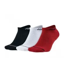 Шкарпетки Nike U ED CUSH POLY NS 3PR 144 DX9656-902 38-42 3 пари Червоний/Білий/Чорний (196152694317)