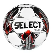 М'яч футзальний Select Samba v22 біло-сріблястий Уні 4 (5703543298402)