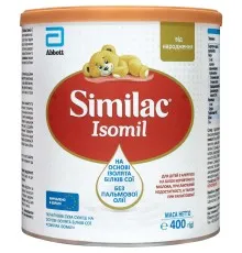 Детская смесь Similac Isomil 400 г (8710428001498)