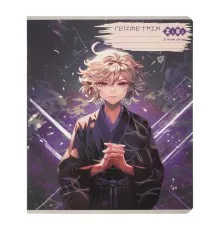 Зошит ZiBi предметний ANIME 48 аркушів клітинка, геометрія (ZB.1704-07)
