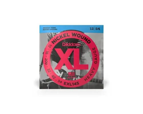Струни для гітари D'Addario XL Nickel Wound Heavy (12-54) (EXL145)